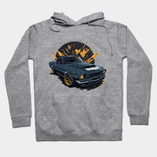 Ford Mustang Shelby GT350r Classic Car Hoodie